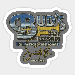 Bud's Jazz Records Seattle Sticker